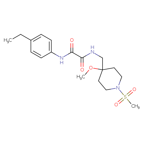 N'-(4-ethylphenyl)-N-[(1-methanesulfonyl-4-methoxypiperidin-4-yl)methyl]ethanediamide