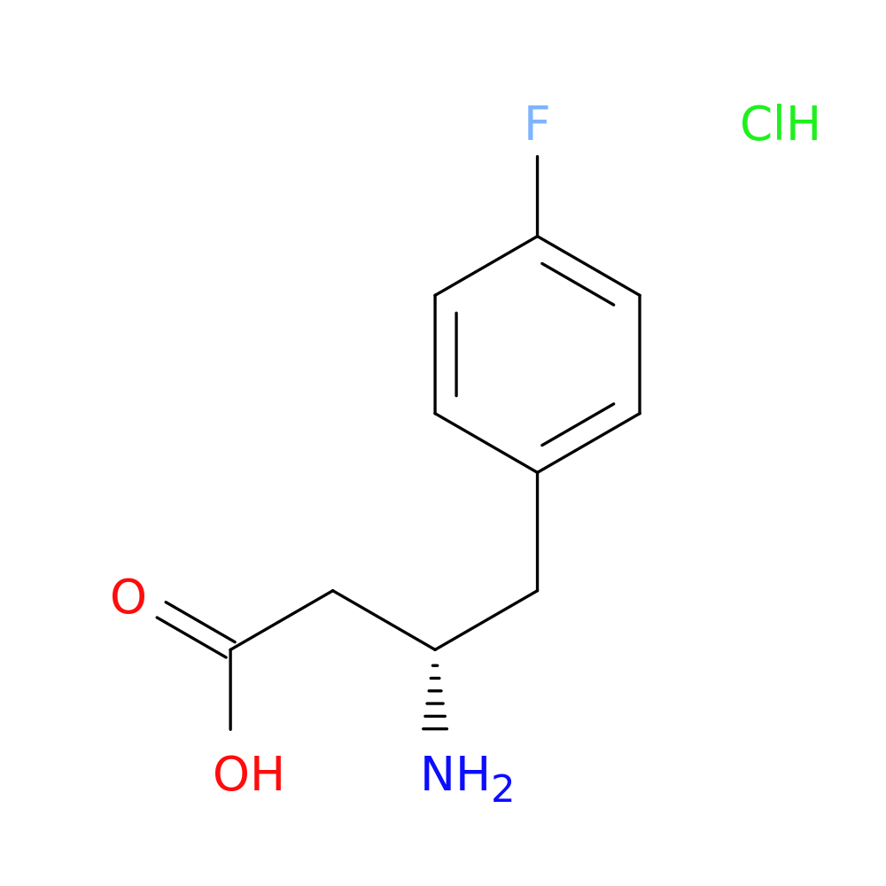 (S)-3-Amino-4-(4-fluorophenyl)butanoic acid, HCl