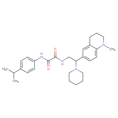 N-[2-(1-methyl-1,2,3,4-tetrahydroquinolin-6-yl)-2-(piperidin-1-yl)ethyl]-N'-[4-(propan-2-yl)phenyl]ethanediamide