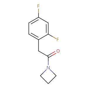 1-(azetidin-1-yl)-2-(2,4-difluorophenyl)ethan-1-one