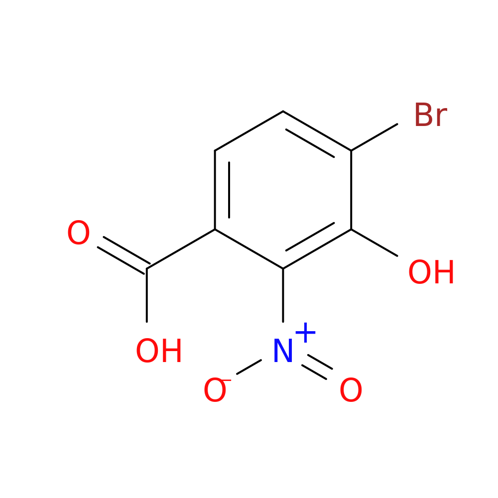 4-BRomo-3-hydroxy-2-nitrobenzoic acid