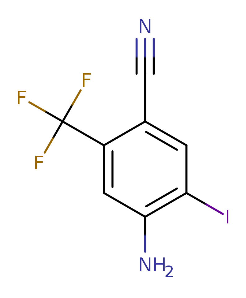 4-Amino-5-iodo-2-(trifluoromethyl)benzonitrile