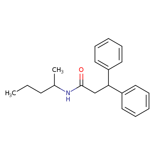 N-(1-methylbutyl)-3,3-diphenylpropanamide