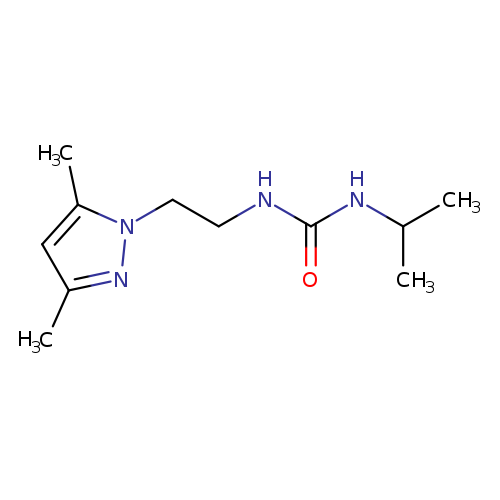 1-[2-(3,5-dimethyl-1H-pyrazol-1-yl)ethyl]-3-(propan-2-yl)urea