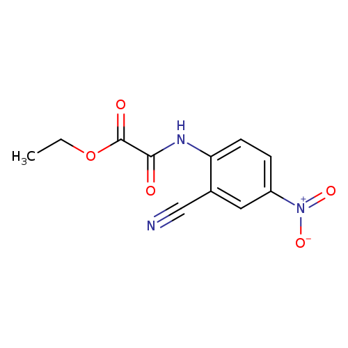 ethyl [(2-cyano-4-nitrophenyl)carbamoyl]formate