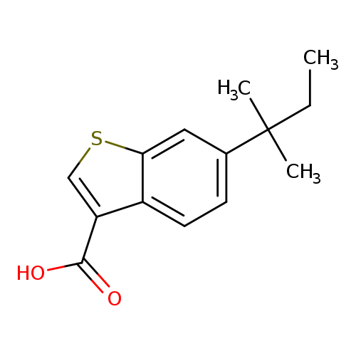 6-(1,1-Dimethylpropyl)-1-benzothiophene-3-carboxylic acid
