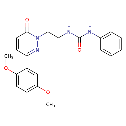 3-{2-[3-(2,5-dimethoxyphenyl)-6-oxo-1,6-dihydropyridazin-1-yl]ethyl}-1-phenylurea