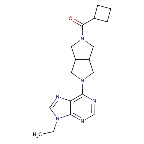 6-{5-cyclobutanecarbonyl-octahydropyrrolo[3,4-c]pyrrol-2-yl}-9-ethyl-9H-purine