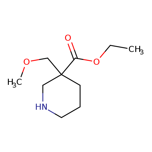 ethyl 3-(methoxymethyl)piperidine-3-carboxylate
