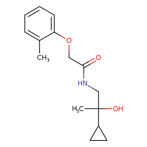 N-(2-cyclopropyl-2-hydroxypropyl)-2-(2-methylphenoxy)acetamide