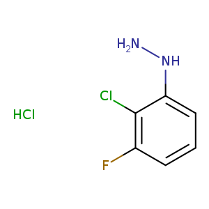 Hydrazine, (2-chloro-3-fluorophenyl)-, hydrochloride (1:1)