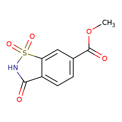 methyl 1,1,3-trioxo-2,3-dihydro-1,2-benzothiazole-6-carboxylate