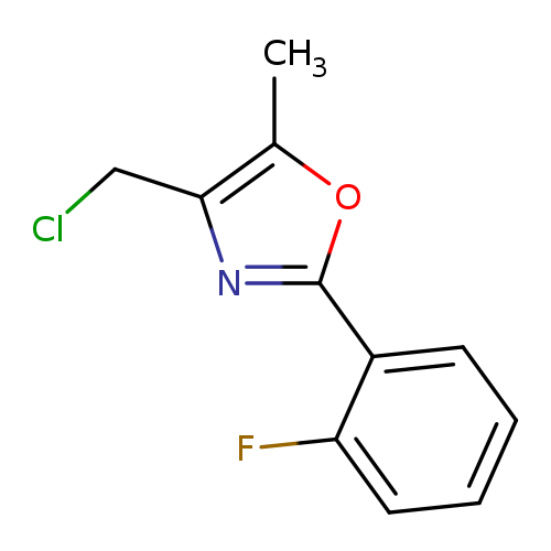 4-(Chloromethyl)-2-(2-fluorophenyl)-5-methyloxazole