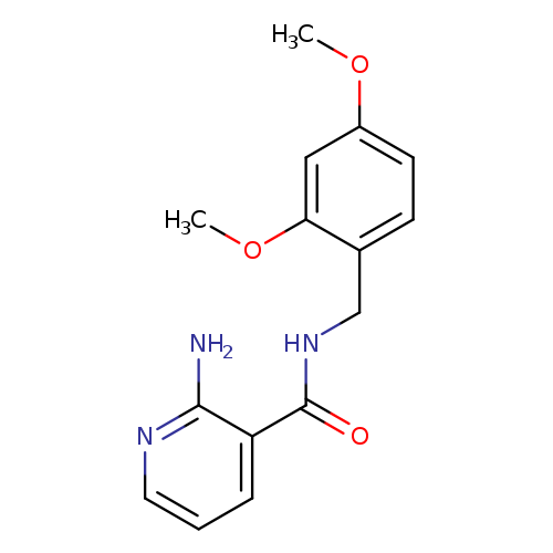 2-amino-N-[(2,4-dimethoxyphenyl)methyl]pyridine-3-carboxamide