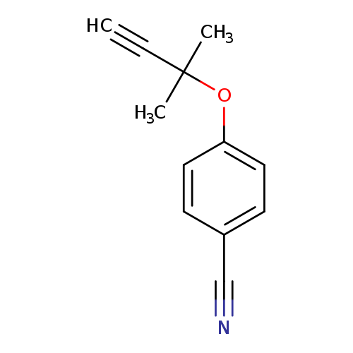 4-[(1,1-Dimethylprop-2-ynyl)oxy]benzonitrile
