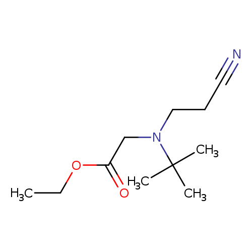 ethyl 2-[tert-butyl(2-cyanoethyl)amino]acetate