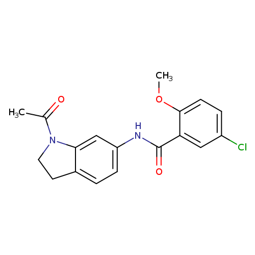N-(1-acetyl-2,3-dihydro-1H-indol-6-yl)-5-chloro-2-methoxybenzamide