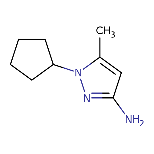 1-cyclopentyl-5-methyl-1H-pyrazol-3-amine