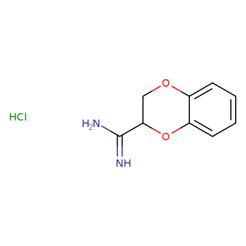 Benzodioxan-2-carboxamidine, HCl