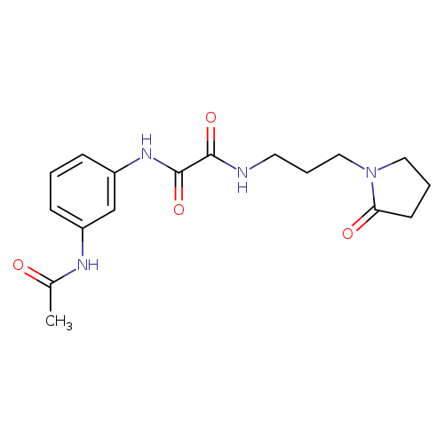 N'-(3-acetamidophenyl)-N-[3-(2-oxopyrrolidin-1-yl)propyl]ethanediamide