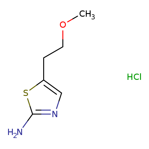5-(2-methoxyethyl)-1,3-thiazol-2-amine hydrochloride
