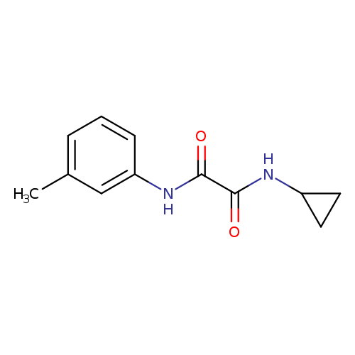 N-cyclopropyl-N'-(3-methylphenyl)ethanediamide