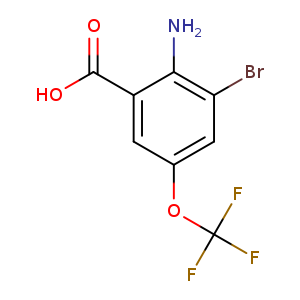 2-Amino-3-bromo-5-(trifluoromethoxy)benzoic acid