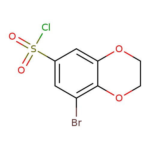 8-bromo-2,3-dihydro-1,4-benzodioxine-6-sulfonyl chloride
