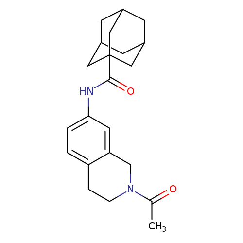N-(2-acetyl-1,2,3,4-tetrahydroisoquinolin-7-yl)adamantane-1-carboxamide