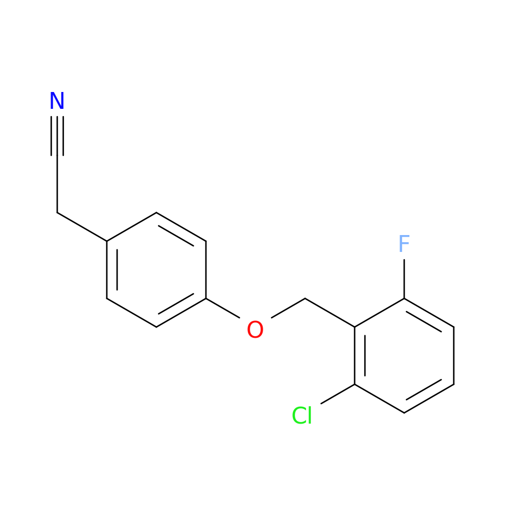 Benzeneacetonitrile, 4-[(2-chloro-6-fluorophenyl)methoxy]-