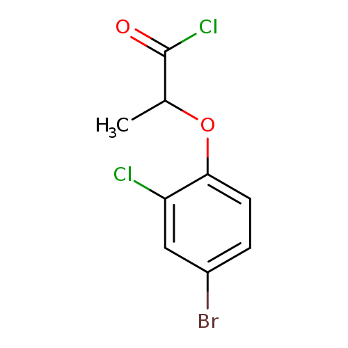 2-(4-Bromo-2-chlorophenoxy)propanoyl chloride