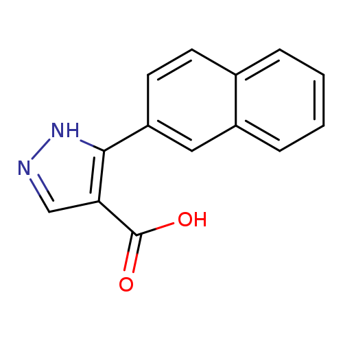 5-(naphthalen-2-yl)-1H-pyrazole-4-carboxylic acid