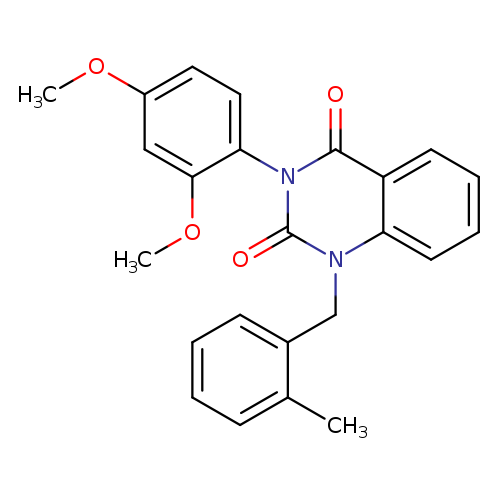3-(2,4-dimethoxyphenyl)-1-[(2-methylphenyl)methyl]-1,2,3,4-tetrahydroquinazoline-2,4-dione