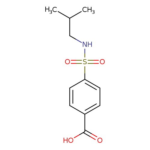 Benzoic acid, 4-[[(2-methylpropyl)amino]sulfonyl]-