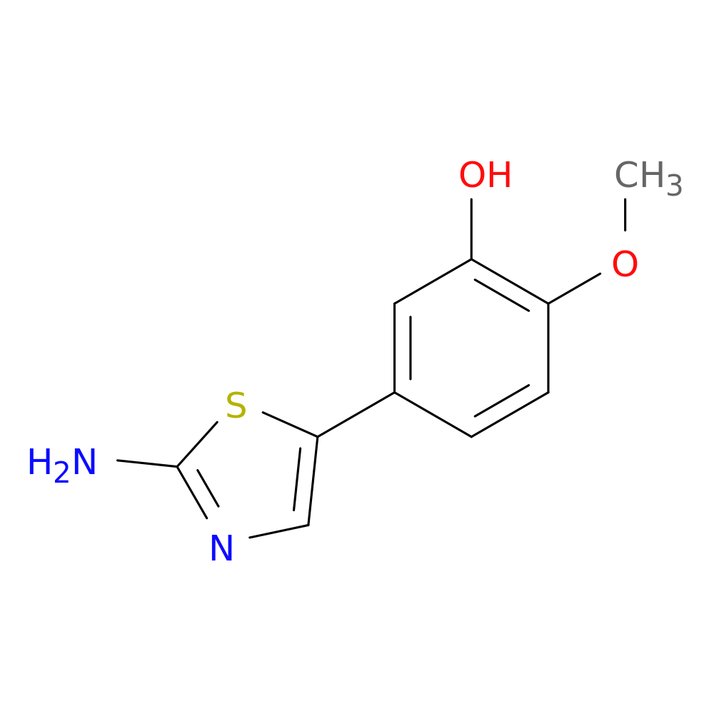 5-(2-Aminothiazol-5-yl)-2-methoxyphenol