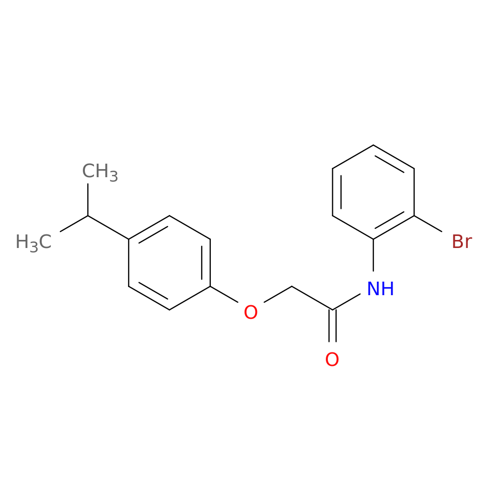 N-(2-Bromophenyl)-2-(4-isopropylphenoxy)acetamide