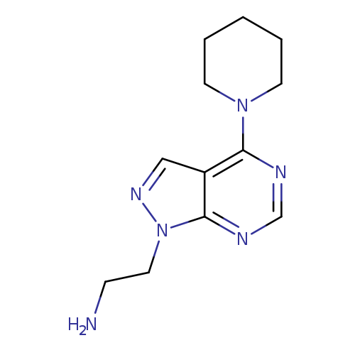 [2-(4-Piperidin-1-yl-1H-pyrazolo[3,4-d]pyrimidin-1-yl)ethyl]amine