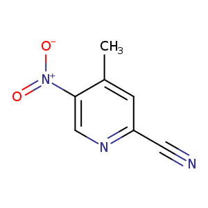 2-Cyano-4-methyl-5-nitropyridine