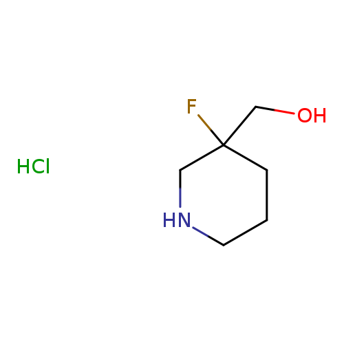 (3-Fluoropiperidin-3-yl)methanol HCl