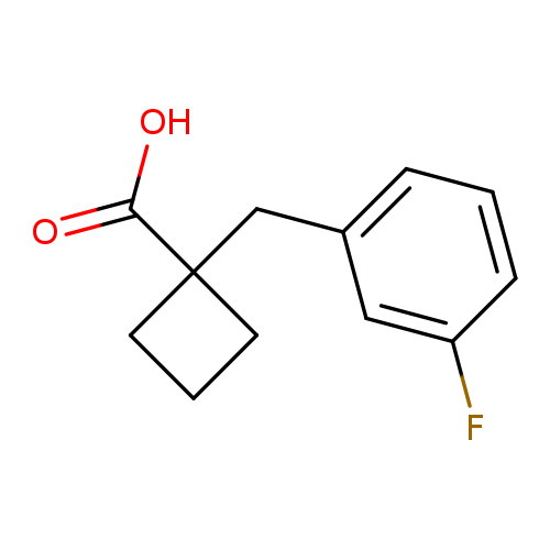 1-[(3-fluorophenyl)methyl]cyclobutane-1-carboxylic acid