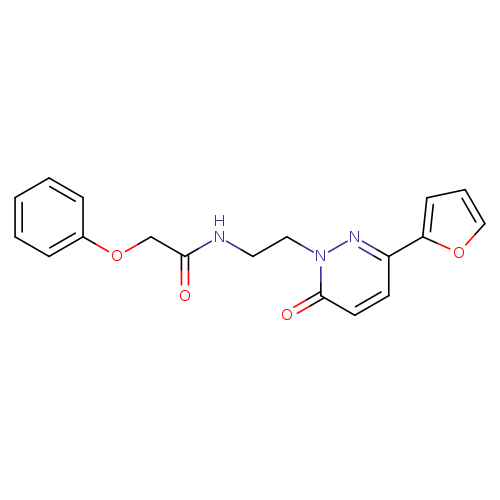 N-{2-[3-(furan-2-yl)-6-oxo-1,6-dihydropyridazin-1-yl]ethyl}-2-phenoxyacetamide
