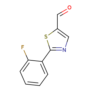 2-(2-fluorophenyl)-1,3-thiazole-5-carbaldehyde