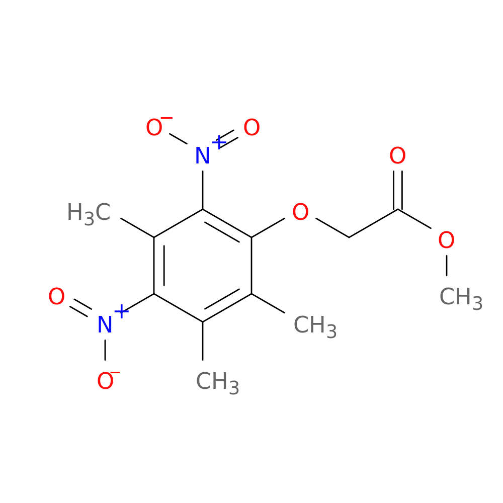 Methyl (2,3,5-trimethyl-4,6-dinitrophenoxy)acetate