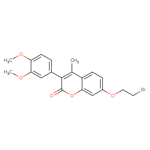 7-(2-bromoethoxy)-3-(3,4-dimethoxyphenyl)-4-methyl-2H-chromen-2-one