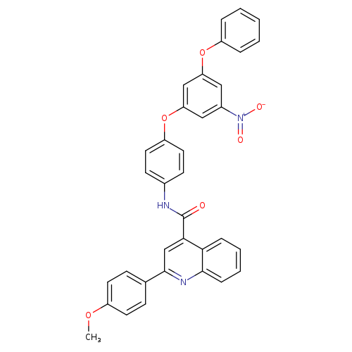 N-(4-{3-nitro-5-phenoxyphenoxy}phenyl)-2-(4-methoxyphenyl)quinoline-4-carboxamide