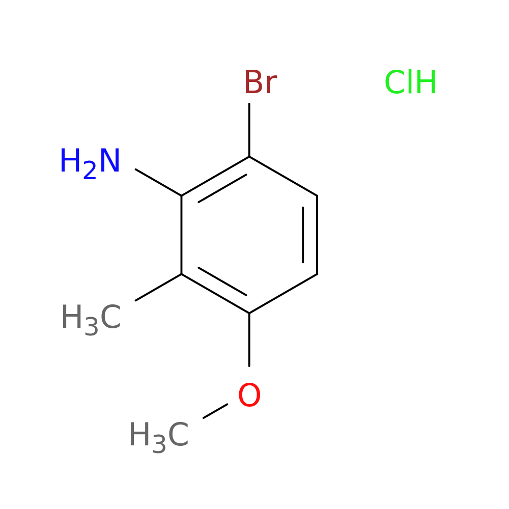 6-bromo-3-methoxy-2-methylaniline hydrochloride