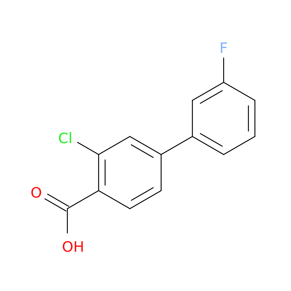 2-Chloro-4-(3-fluorophenyl)benzoic acid