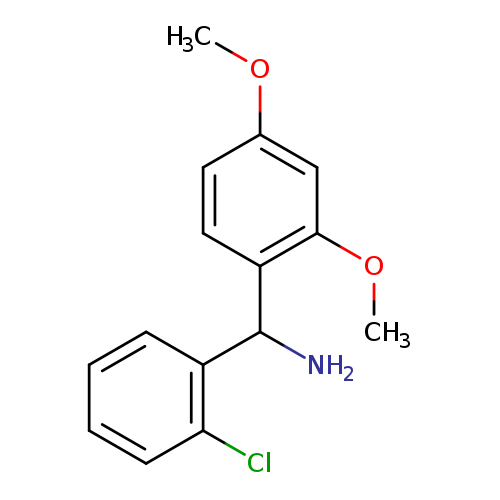 (2-chlorophenyl)(2,4-dimethoxyphenyl)methanamine