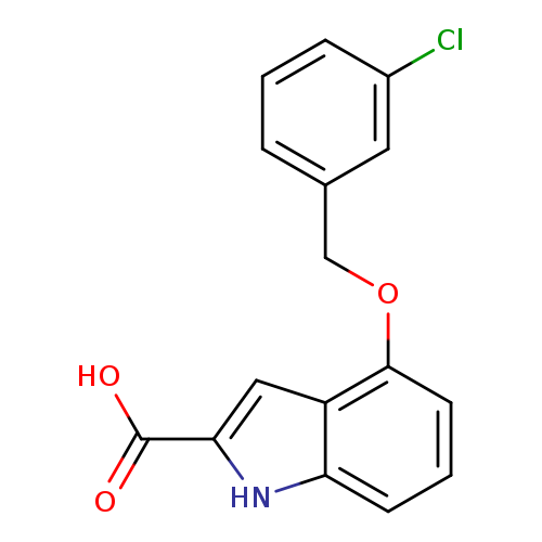 4-[(3-Chlorobenzyl)oxy]-1h-indole-2-carboxylic acid