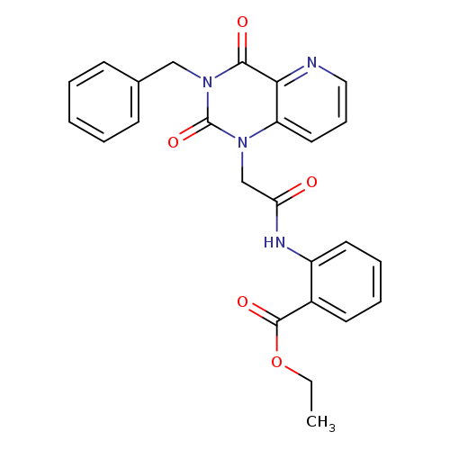 ethyl 2-(2-{3-benzyl-2,4-dioxo-1H,2H,3H,4H-pyrido[3,2-d]pyrimidin-1-yl}acetamido)benzoate